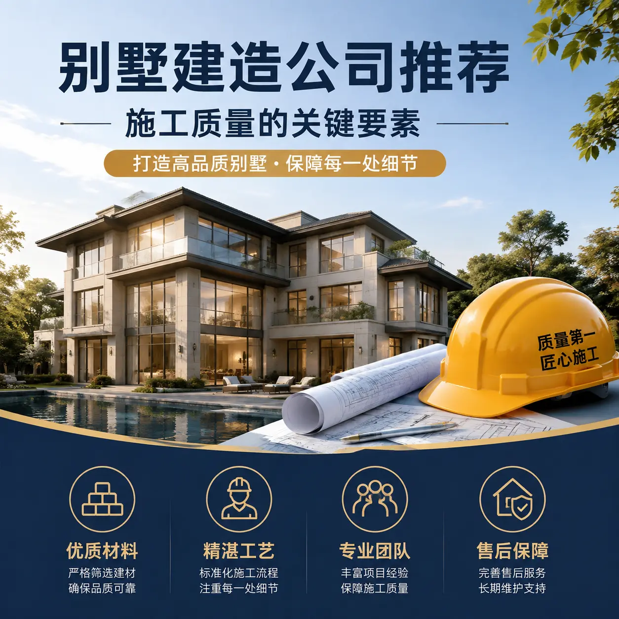 别墅建造公司推荐： 纳雍 施工质量的关键要素