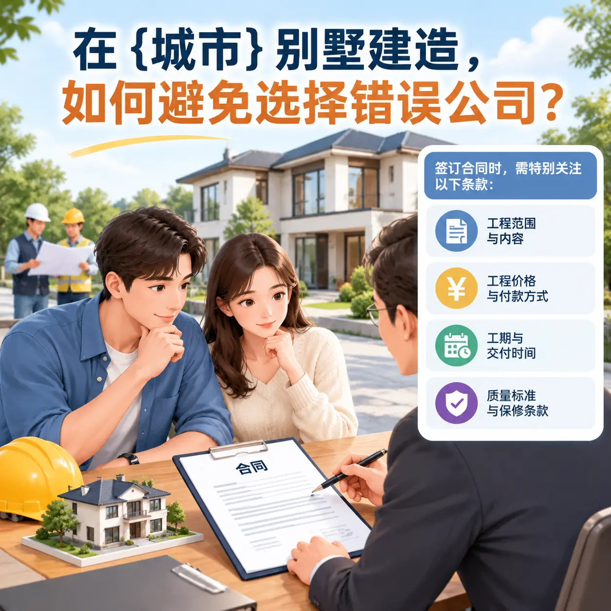 在 纳雍 别墅建造，如何避免选择错误公司？