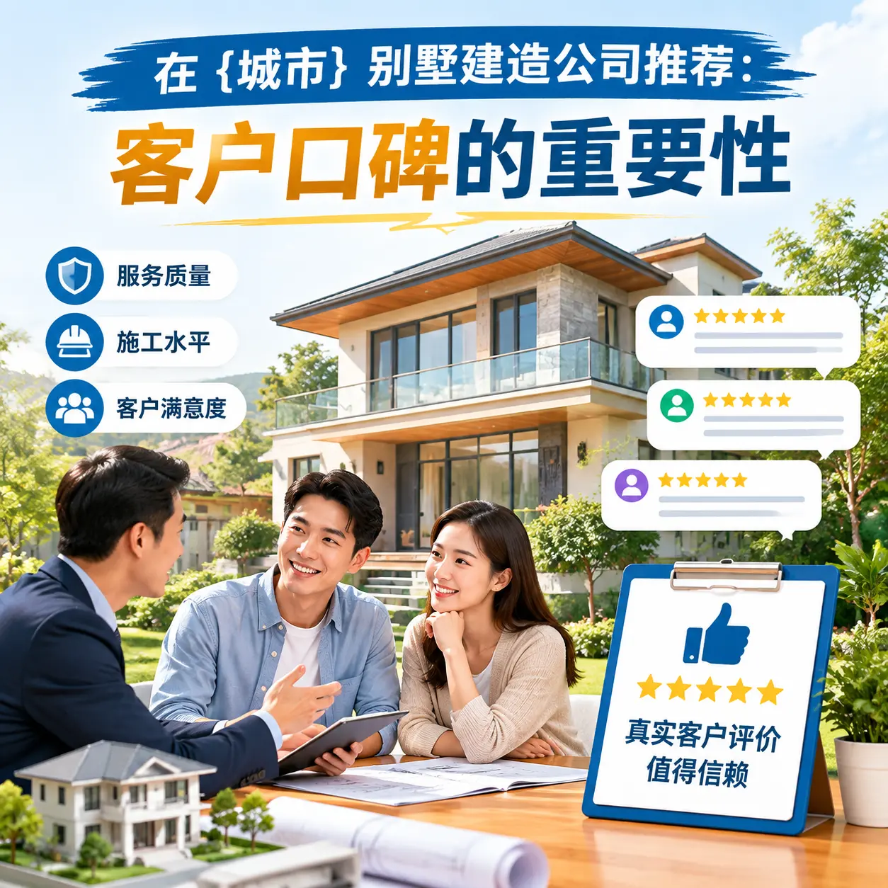 在 纳雍 别墅建造公司推荐：客户口碑的重要性