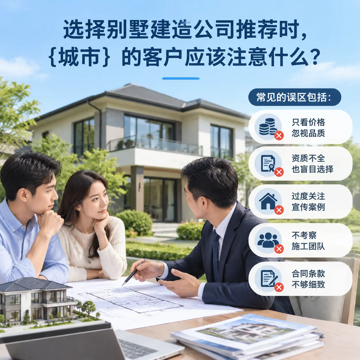 选择别墅建造公司推荐时，纳雍 的客户应该注意什么？