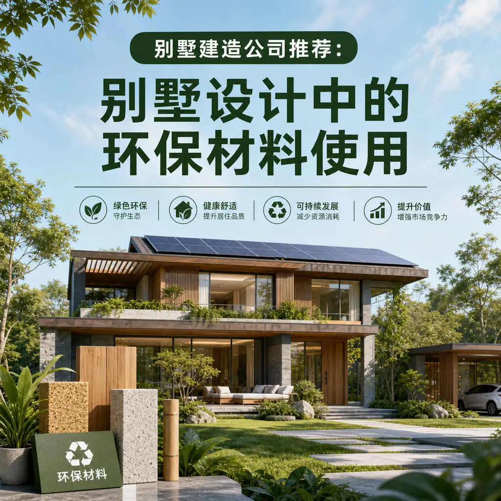 别墅建造公司推荐： 纳雍 别墅设计中的环保材料使用