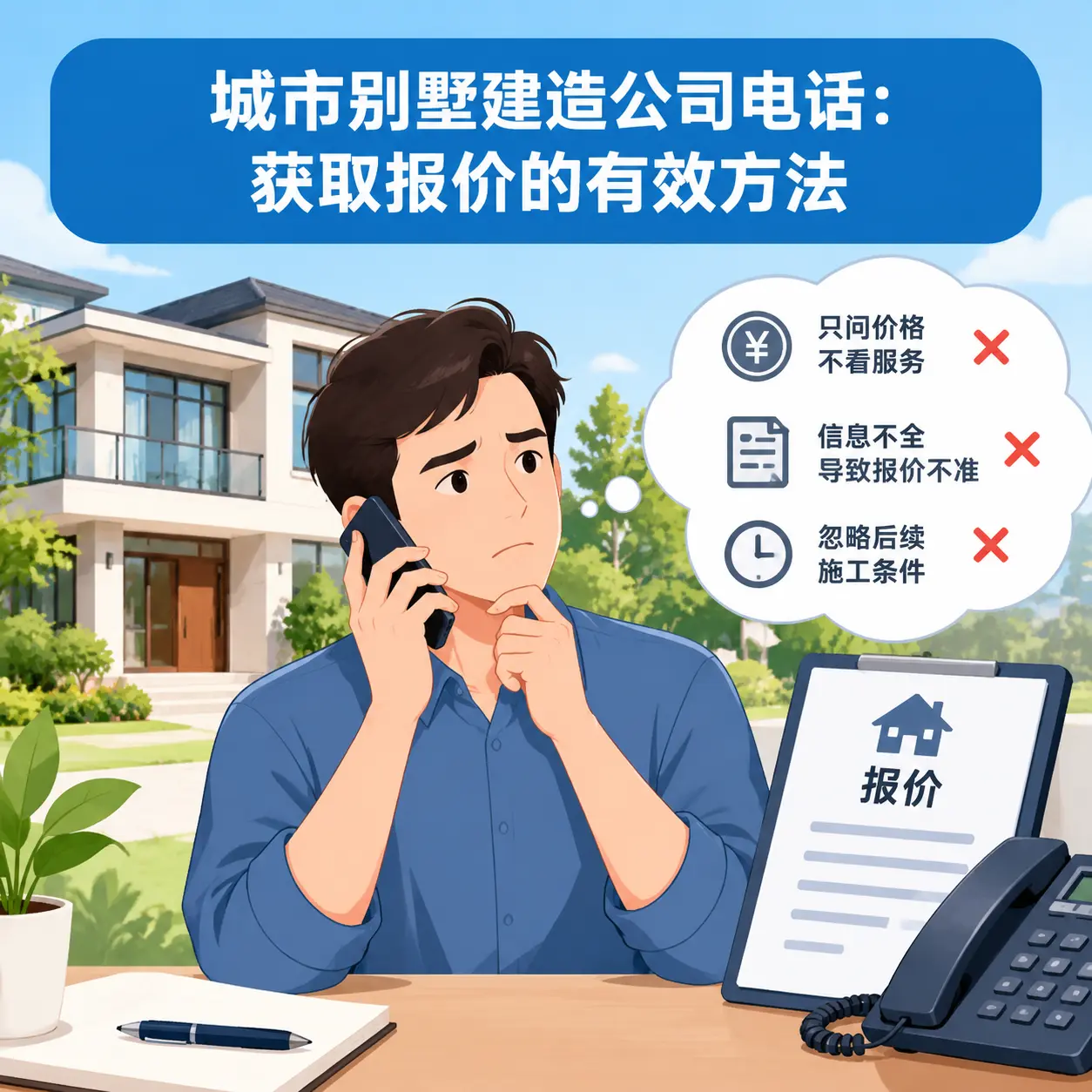 纳雍别墅建造公司电话：获取报价的有效方法